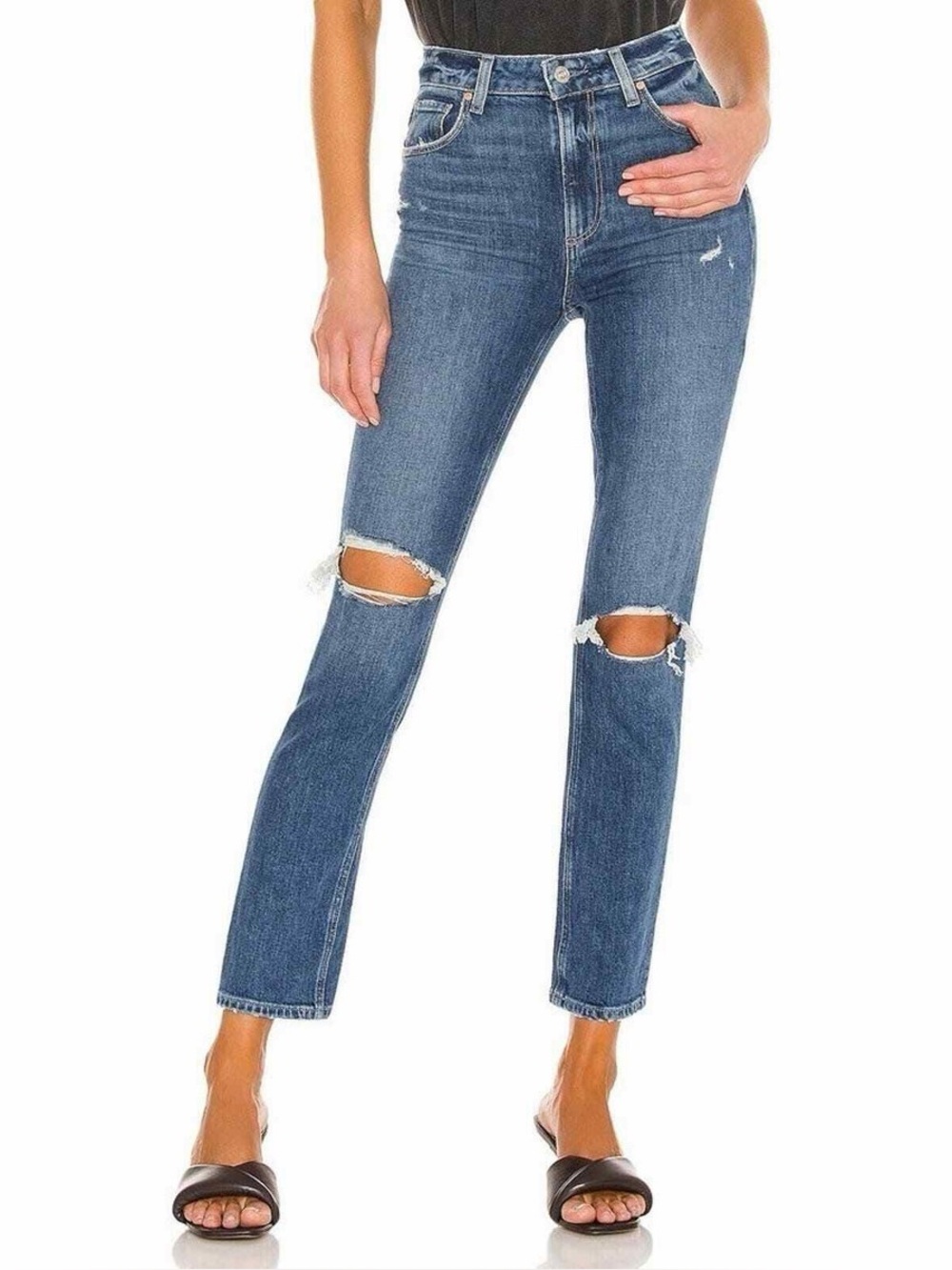 Paige Women’s size 29 Sarah Slim Destructed Jeans